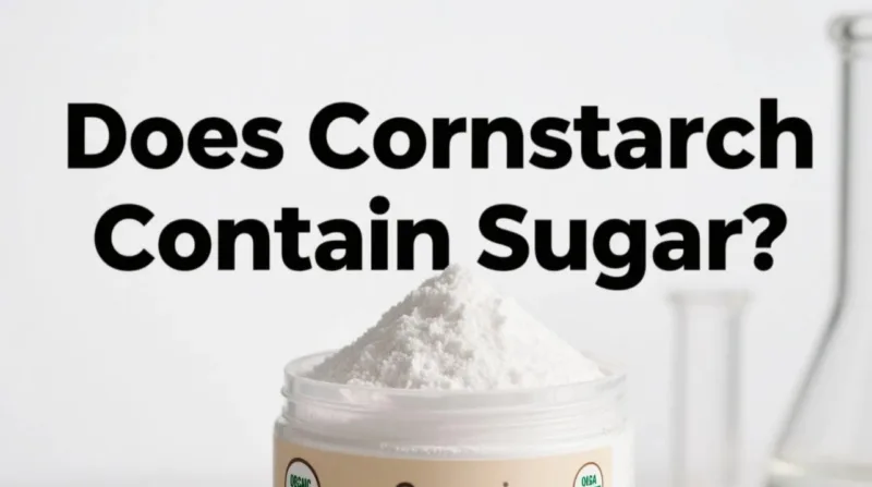 Does Cornstarch Contain Sugar